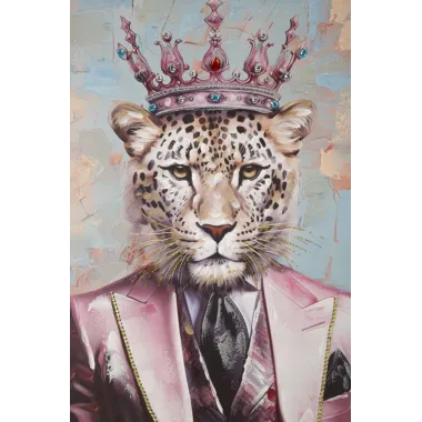 OBRAZ NA PŁÓTNIE KING -B- W RAMIE 82X4,5X122 cm